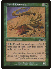 Magic: The Gathering Plated Rootwalla (116) Lightly Played