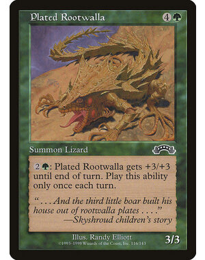 Magic: The Gathering Plated Rootwalla (116) Lightly Played