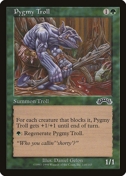 Magic: The Gathering Pygmy Troll (118) Lightly Played - Kingslayer Games