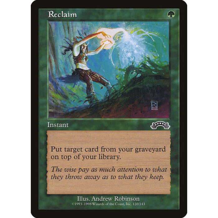 Magic: The Gathering Reclaim (120) Moderately Played