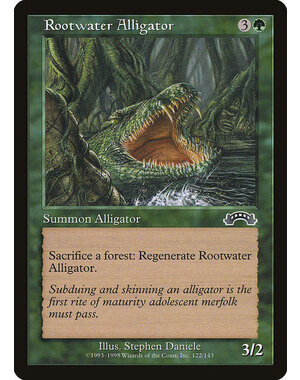 Magic: The Gathering Rootwater Alligator (122) Moderately Played