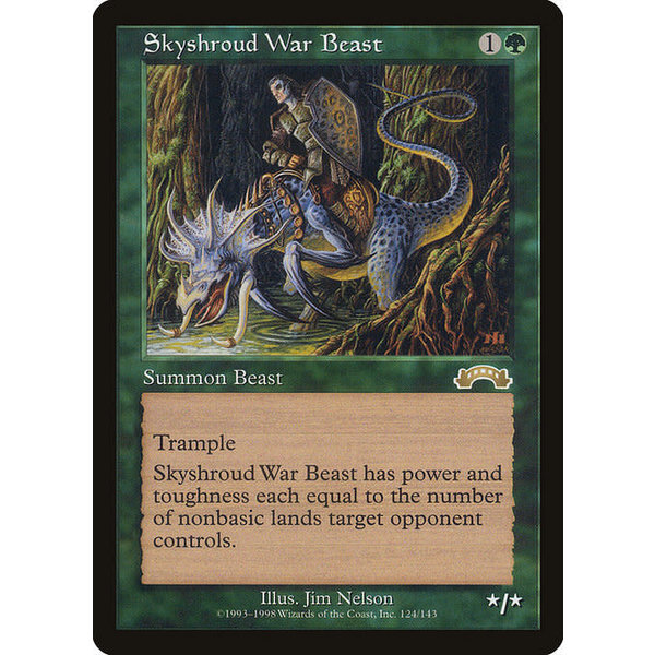 Magic: The Gathering Skyshroud War Beast (124) Heavily Played