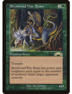 Magic: The Gathering Skyshroud War Beast (124) Moderately Played