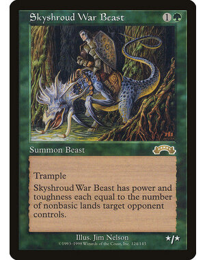 Magic: The Gathering Skyshroud War Beast (124) Moderately Played