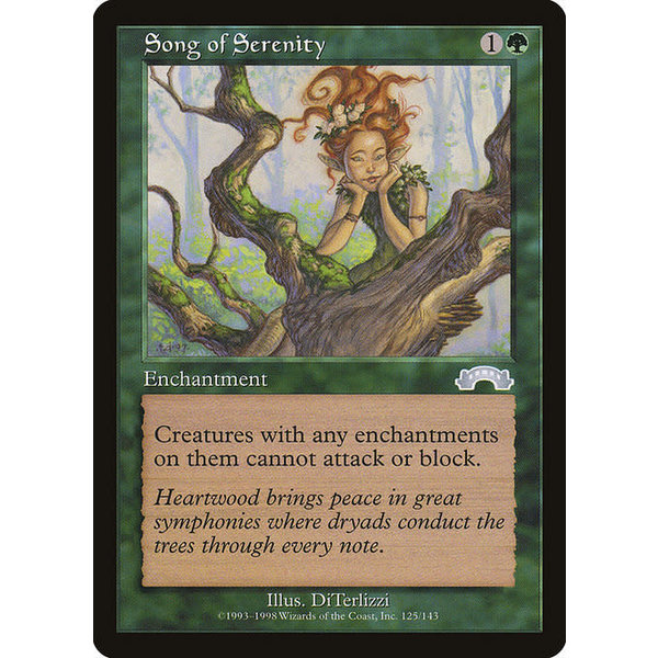 Magic: The Gathering Song of Serenity (125) Lightly Played