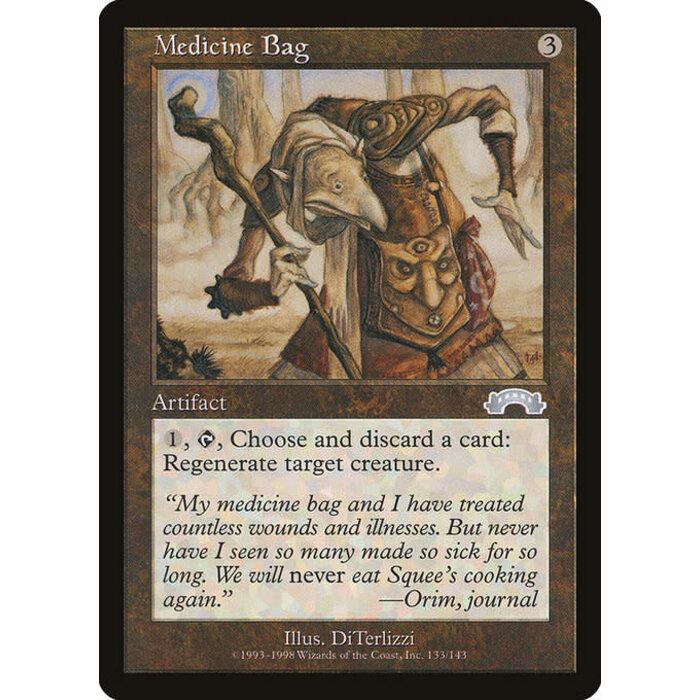 Magic: The Gathering Medicine Bag (133) Heavily Played