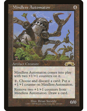Magic: The Gathering Mindless Automaton (135) Moderately Played