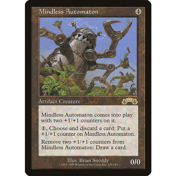 Magic: The Gathering Mindless Automaton (135) Moderately Played