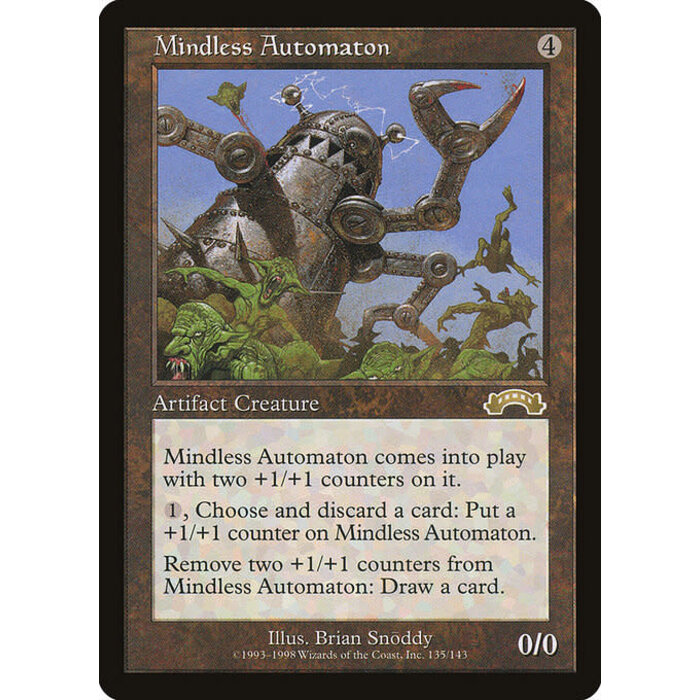 Magic: The Gathering Mindless Automaton (135) Moderately Played