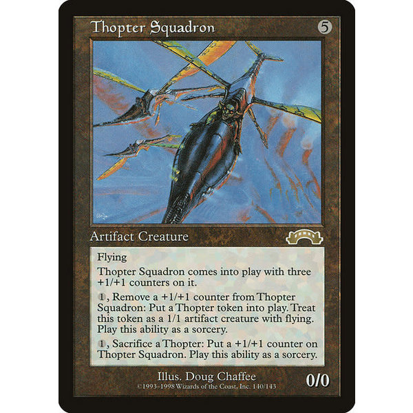 Magic: The Gathering Thopter Squadron (140) Lightly Played