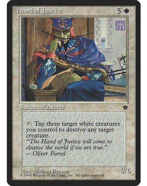 Magic: The Gathering Hand of Justice (005) Heavily Played