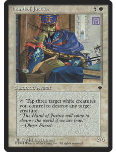 Magic: The Gathering Hand of Justice (005) Moderately Played