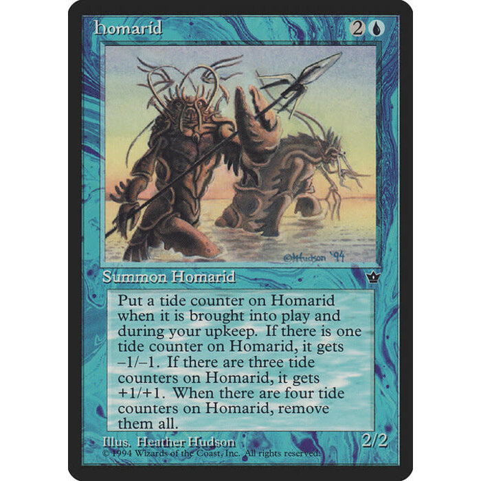 Magic: The Gathering Homarid (Hudson) (19b) Lightly Played