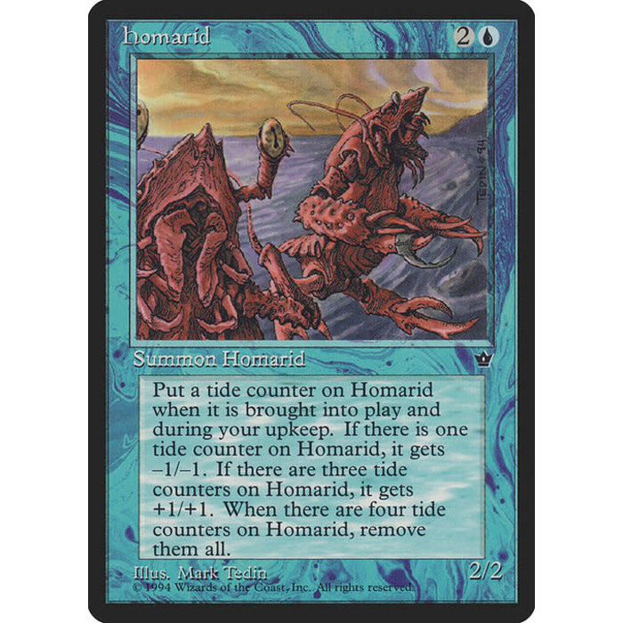 Magic: The Gathering Homarid (Tedin) (19c) Lightly Played