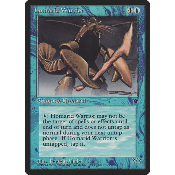 Magic: The Gathering Homarid Warrior (Shuler) (22c) Lightly Played