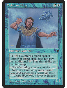 Magic: The Gathering Vodalian Mage (30a) Moderately Played