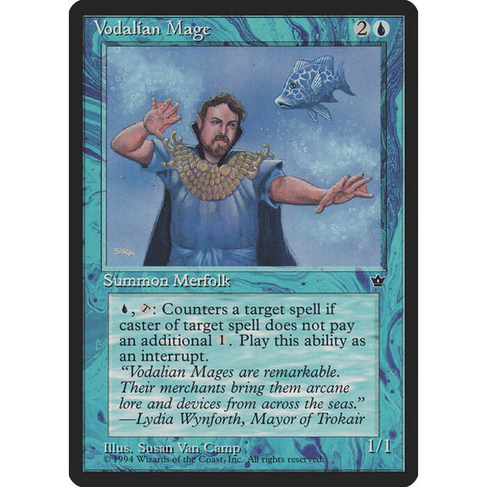Magic: The Gathering Vodalian Mage (30a) Moderately Played