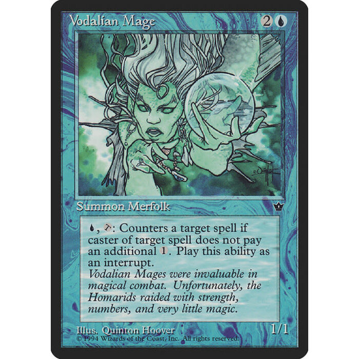 Magic: The Gathering Vodalian Mage (Hoover) (30c) Lightly Played