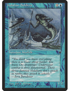 Magic: The Gathering Vodalian Soldiers (Menges) (31b) Moderately Played