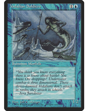 Magic: The Gathering Vodalian Soldiers (Menges) (31b) Moderately Played