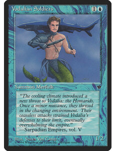 Magic: The Gathering Vodalian Soldiers (Camp) (31d) Moderately Played
