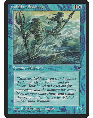 Magic: The Gathering Vodalian Soldiers (Ferguson) (31c) Moderately Played