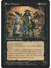 Magic: The Gathering Ebon Praetor (037) Moderately Played