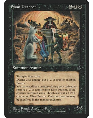 Magic: The Gathering Ebon Praetor (037) Moderately Played