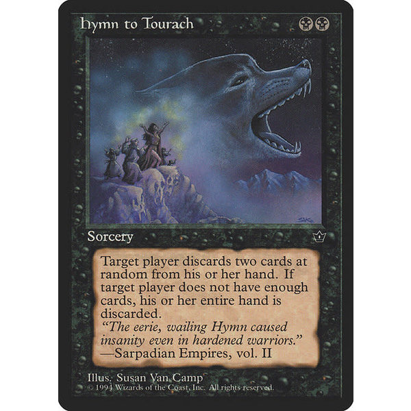 Magic: The Gathering Hymn to Tourach (Wolf) (38a) Lightly Played