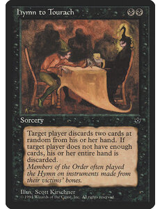 Magic: The Gathering Hymn to Tourach (Table) (38d) Moderately Played