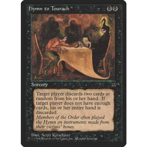 Magic: The Gathering Hymn to Tourach (Table) (38d) Moderately Played