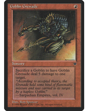 Magic: The Gathering Goblin Grenade (Spencer) (56a) Lightly Played