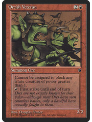 Magic: The Gathering Orcish Veteran (62a) Lightly Played