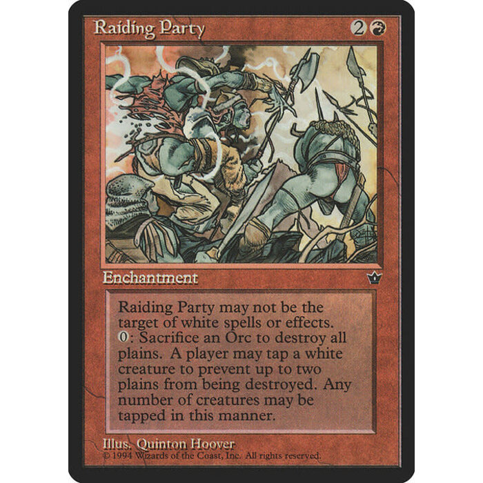 Magic: The Gathering Raiding Party (064) Lightly Played