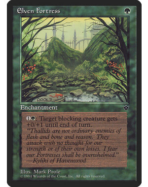 Magic: The Gathering Elven Fortress (Poole) (65c) Heavily Played