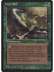 Magic: The Gathering Night Soil (Tucker) (71c) Lightly Played