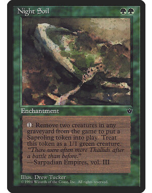 Magic: The Gathering Night Soil (Tucker) (71c) Lightly Played