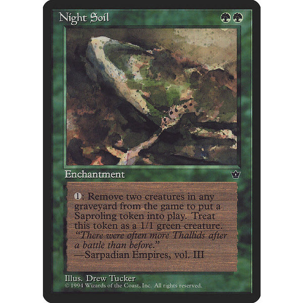 Magic: The Gathering Night Soil (Tucker) (71c) Lightly Played