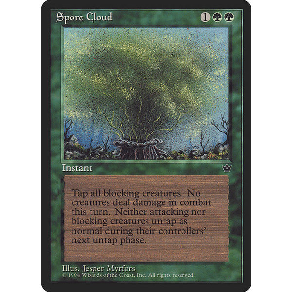 Magic: The Gathering Spore Cloud (Myrfors) (72b) Lightly Played