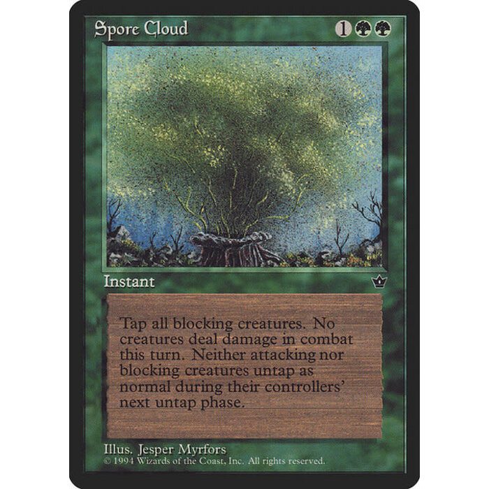 Magic: The Gathering Spore Cloud (Myrfors) (72b) Lightly Played
