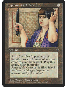Magic: The Gathering Implements of Sacrifice (088) Moderately Played