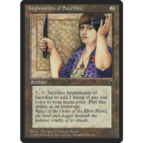 Magic: The Gathering Implements of Sacrifice (088) Moderately Played