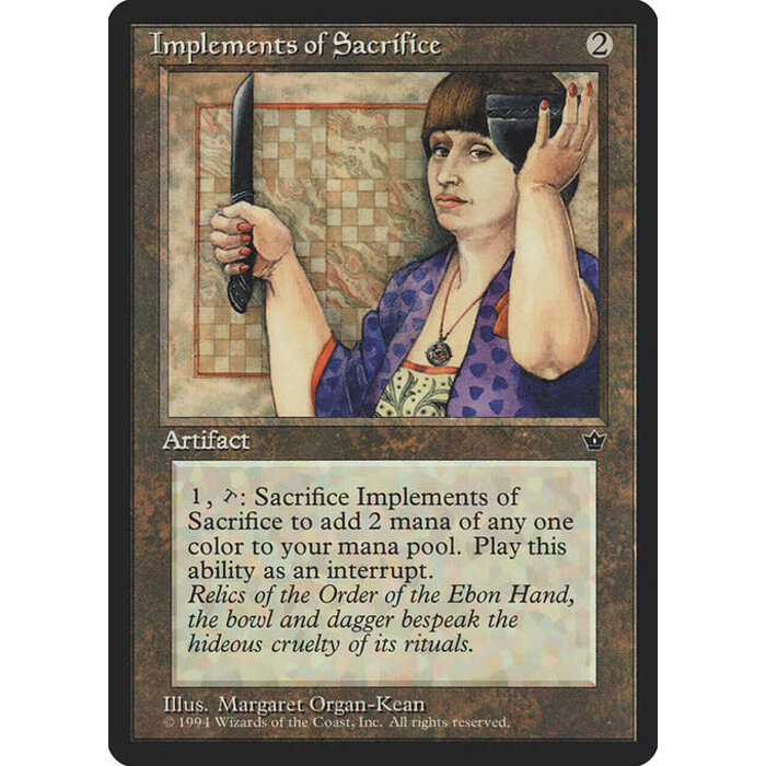 Magic: The Gathering Implements of Sacrifice (088) Moderately Played