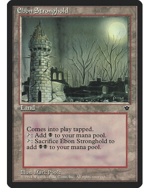 Magic: The Gathering Ebon Stronghold (095) Lightly Played