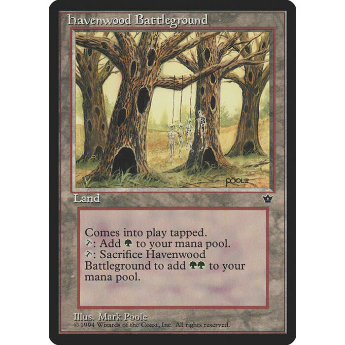Magic: The Gathering Havenwood Battleground (096) Lightly Played