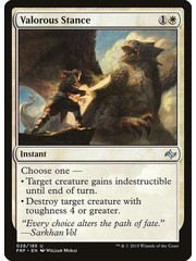 Magic: The Gathering Valorous Stance (028) Lightly Played