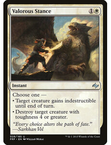 Magic: The Gathering Valorous Stance (028) Lightly Played