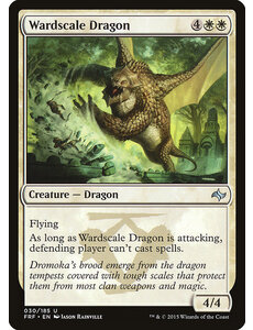 Magic: The Gathering Wardscale Dragon (030) Lightly Played