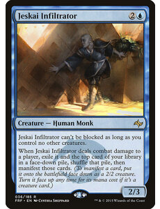 Magic: The Gathering Jeskai Infiltrator (036) Lightly Played Foil