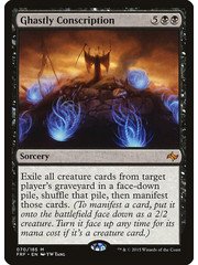 Magic: The Gathering Ghastly Conscription (070) Lightly Played